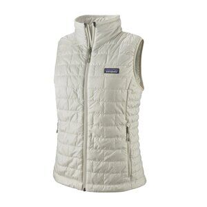 Patagonia white Nano Puff Vest in size small